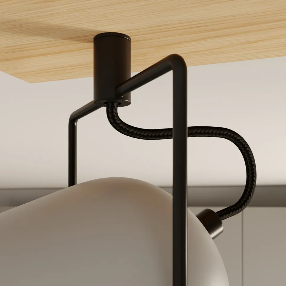 Lindby Adalin taklampe, 3 lyskilder, grå