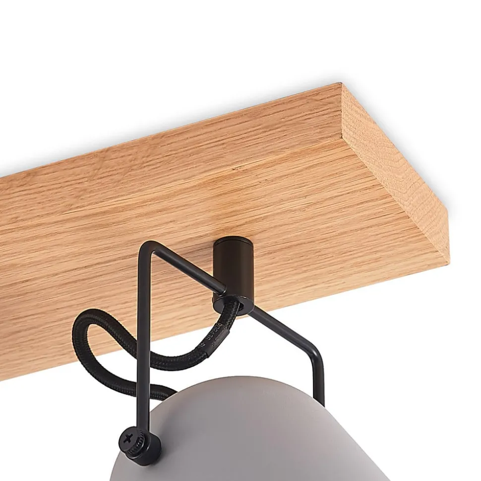 Lindby Adalin taklampe, 4 lyskilder, grå