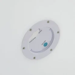 Lindby Akku-LED-utelampe Cubara, RGB, kube, plast