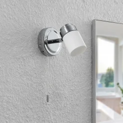 Lindby Alimari vegglampe, krom