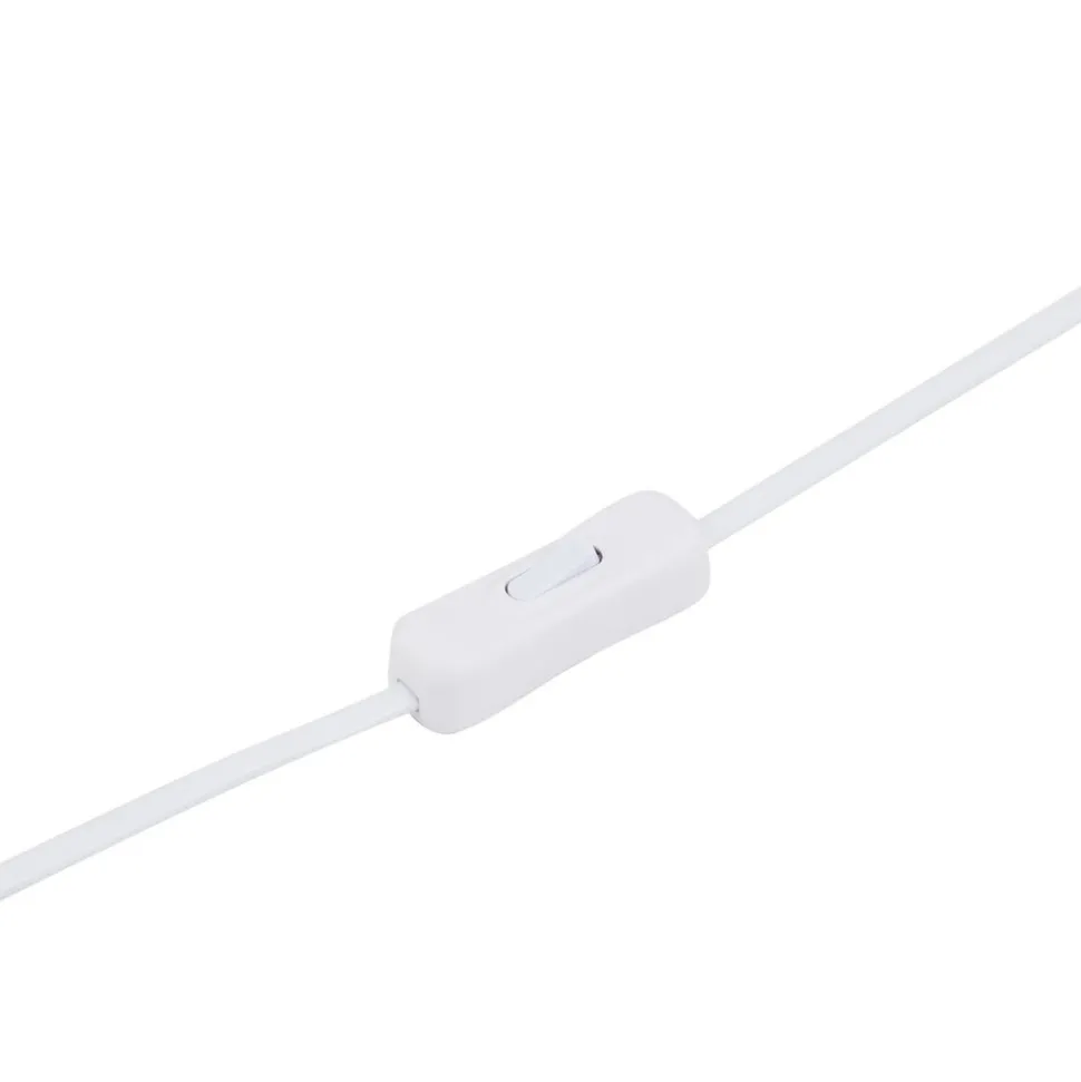 Lindby Andriana bordlampe, grønn/hvit, glass, Ø 15 cm