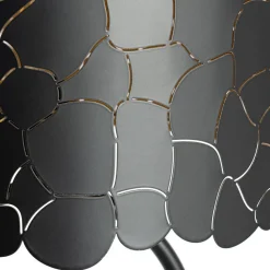 Lindby Aralena gulvlampe, svart/gull, høyde 143,5 cm