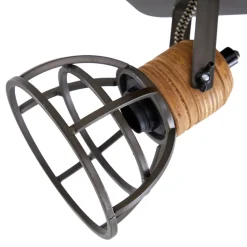 Lindby Arinthea takspotlight, 2-lys, svart, stål, E14