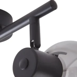 Lindby Arna taklampe, svart, 2 lyskilder