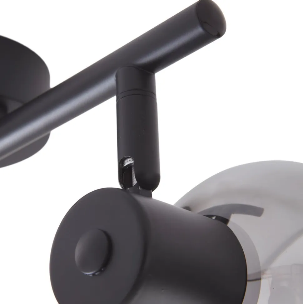 Lindby Arna taklampe, svart, 2 lyskilder