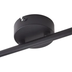 Lindby Arna taklampe, svart, 2 lyskilder