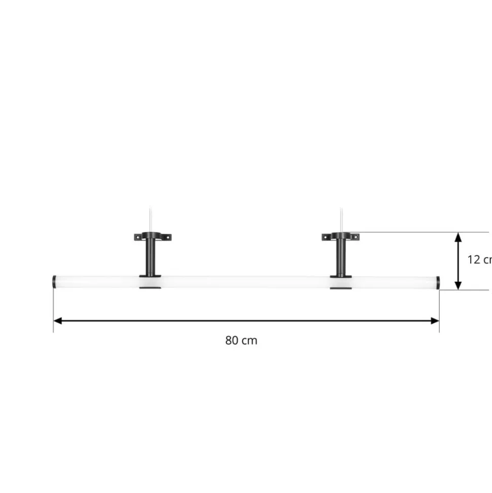 Lindby Arwyn LED-speillampe, svart