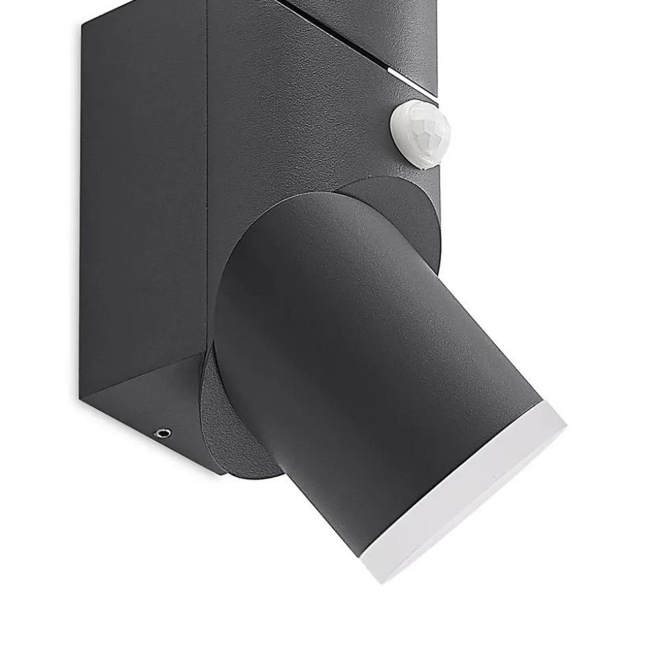 Lindby Aspyn LED-vegglampe, 2 lysk, sensor