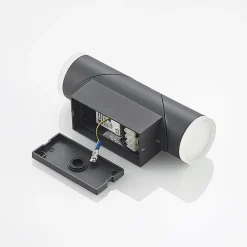 Lindby Aspyn LED-vegglampe, 2 lysk, sensor