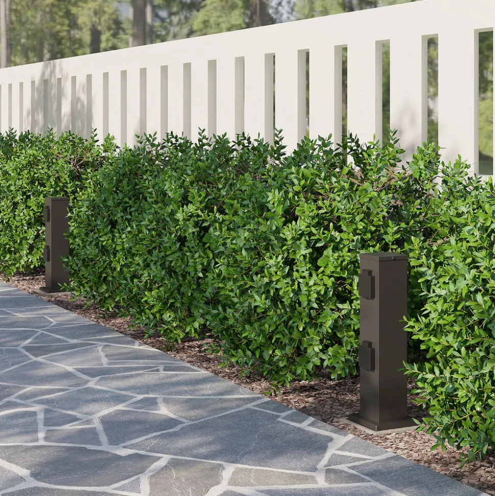 Lindby Aviko stikkontaktsøyle, med 4 kontakter