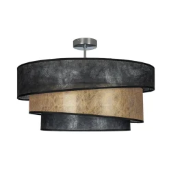 Lindby Ayvira taklampe, svart, gull