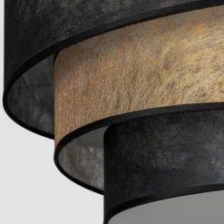 Lindby Ayvira taklampe, svart, gull