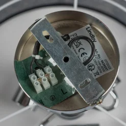 Lindby Ayvira taklampe, svart, gull