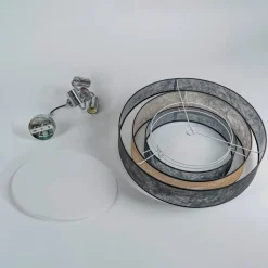 Lindby Ayvira taklampe, svart, gull