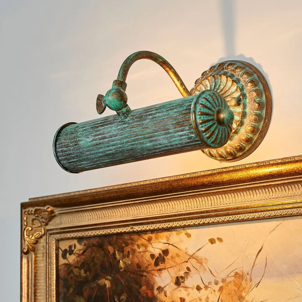 Lindby bildelampe Beno, 25 cm, metall, E14 grønn spenning