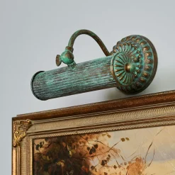 Lindby bildelampe Beno, 25 cm, metall, E14 grønn spenning