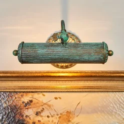 Lindby bildelampe Beno, 25 cm, metall, E14 grønn spenning