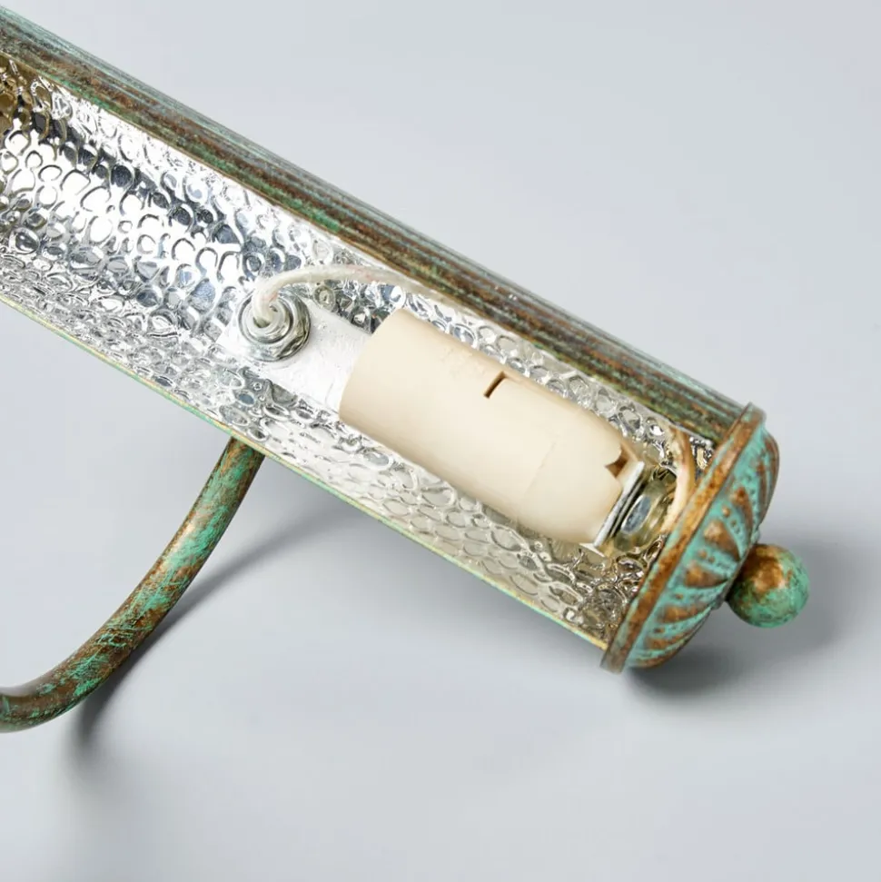 Lindby bildelampe Beno, 25 cm, metall, E14 grønn spenning