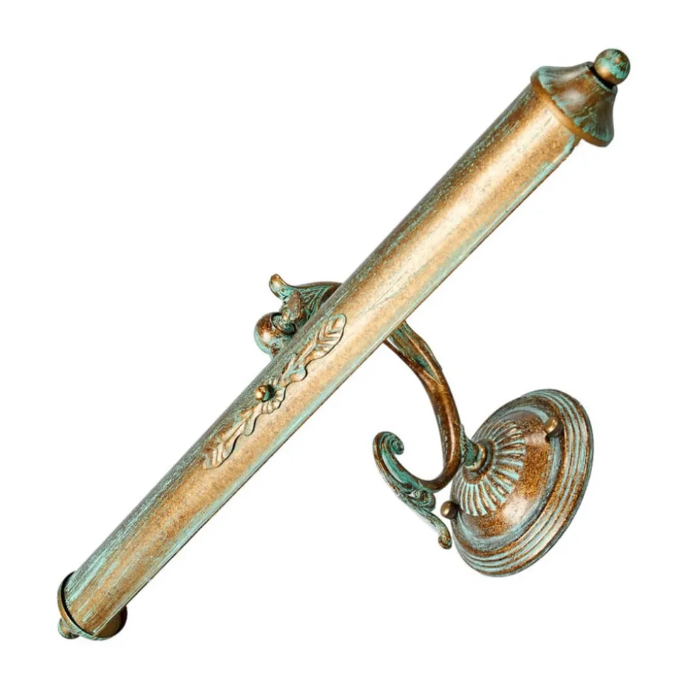 Lindby bildelampe Kalea, 46 cm, 2 lyskilder, verdigris, E14