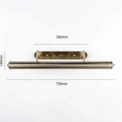 Lindby bildevegglampe Joely, 73 cm, messing, metall, E14