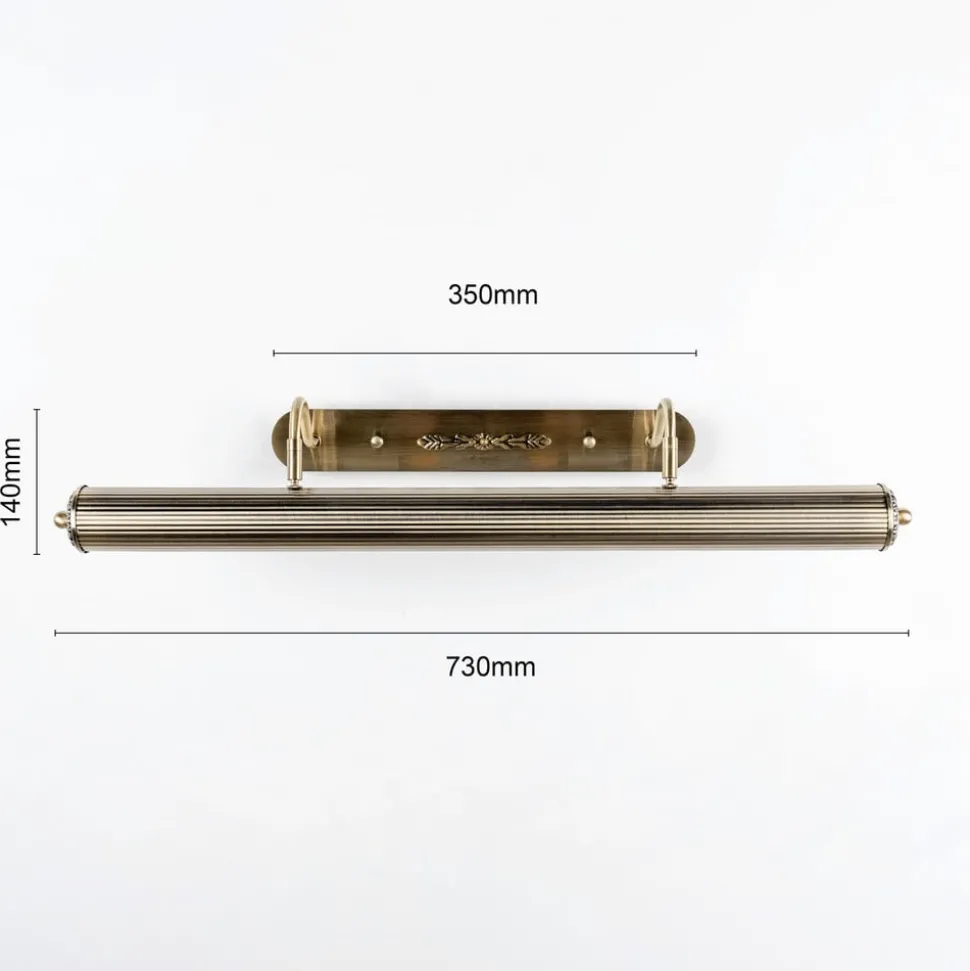 Lindby bildevegglampe Joely, 73 cm, messing, metall, E14