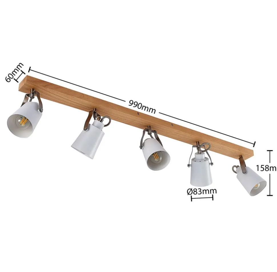 Lindby Blana taklampe, 5 lyskilder