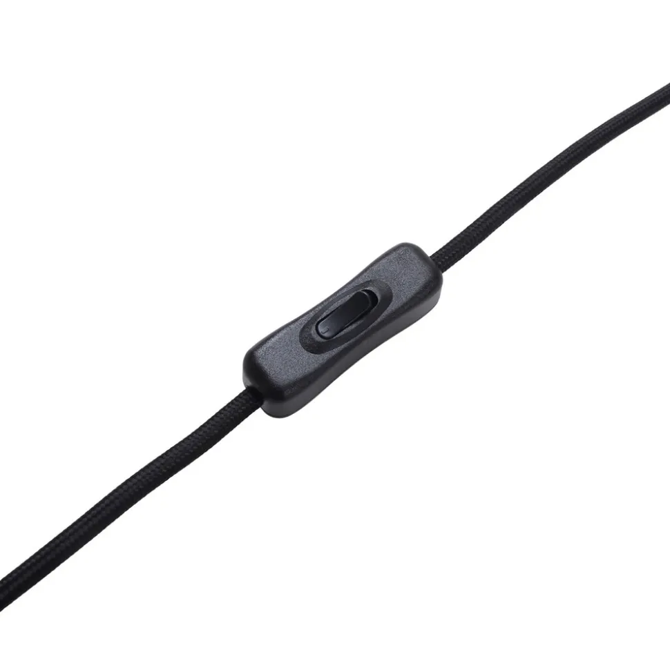 Lindby bordlampe Aelith, Ø 40 cm, brun, keramikk, E27