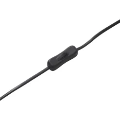 Lindby bordlampe Aelith, Ø 30 cm, grå, keramikk, E27