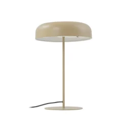 Lindby bordlampe Edion, beige, metall, 45 cm