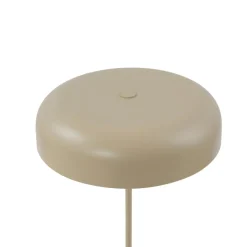 Lindby bordlampe Edion, beige, metall, 45 cm