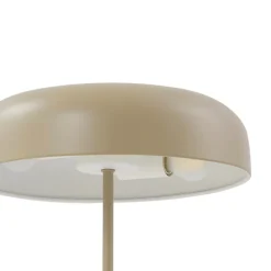 Lindby bordlampe Edion, beige, metall, 45 cm