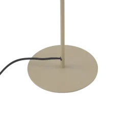 Lindby bordlampe Edion, beige, metall, 45 cm