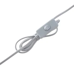 Lindby bordlampe Herry, hvit, keramikk, hund, 46,5 cm høy