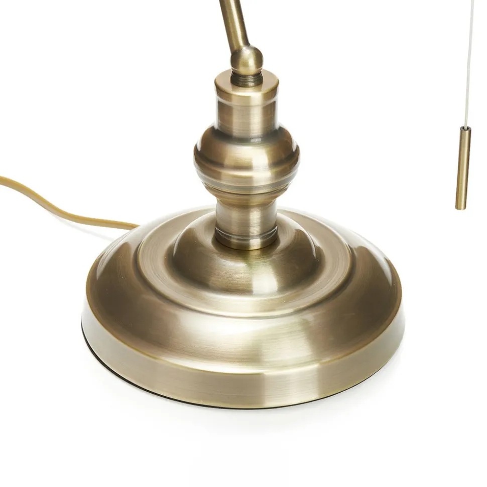 Lindby bordlampe Milenka, bronse, høyde 38 cm, metall