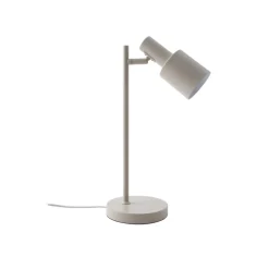 Lindby bordlampe Ovelia, beige, metall, E27