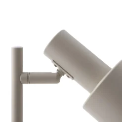 Lindby bordlampe Ovelia, beige, metall, E27