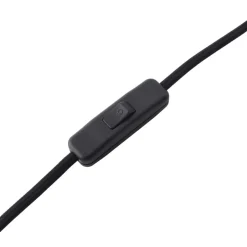 Lindby bordlampe Ovelia, oransje/svart, metall, E27