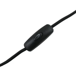 Lindby bordlampe Raisa, rustfarget, metall, lykt, E14