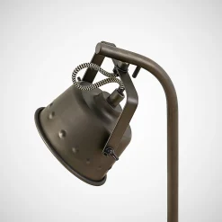Lindby bordlampe Rubinjo, 37 cm, svart, tre, metall, GU10