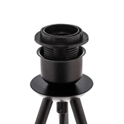 Lindby bordlampe Soula, Ø 20 cm, beige, plast, E27