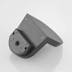 Lindby Carmelo utendørs LED-vegglampe, mørkegrå