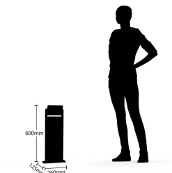 Lindby Cathalena LED-gatelampe i mørkegrått