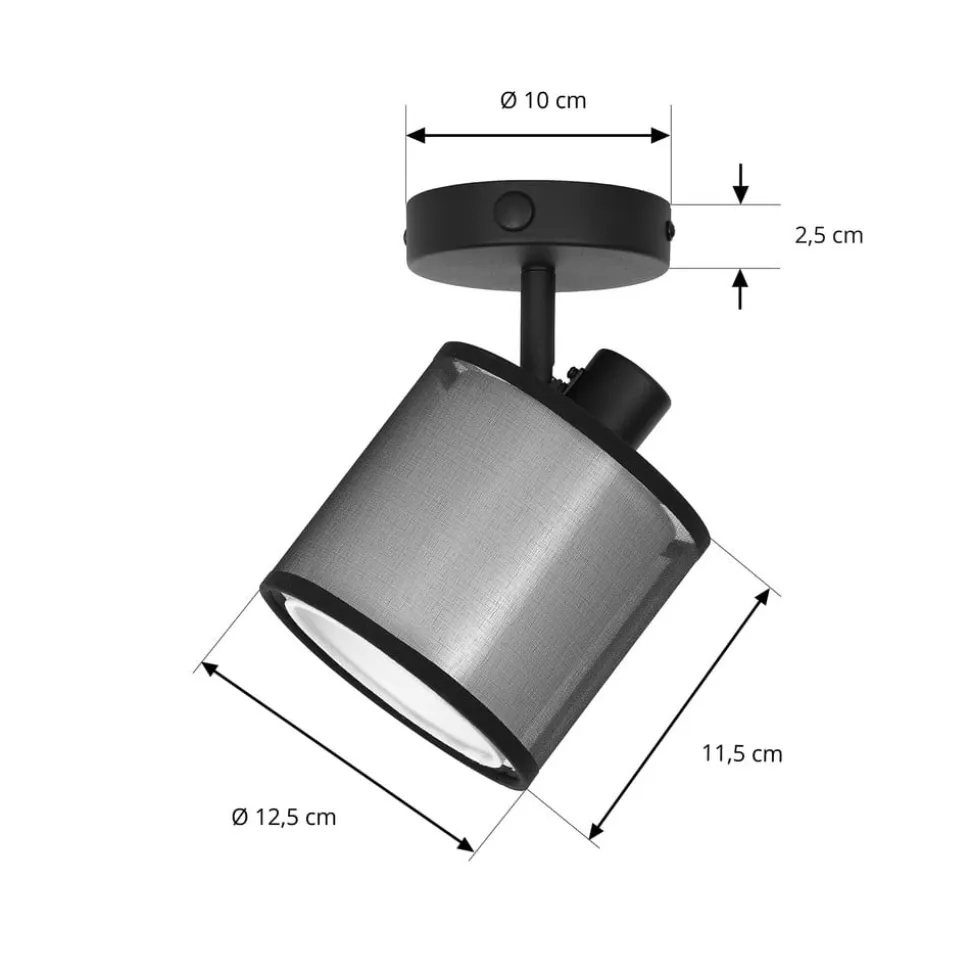 Lindby Chizoma downlight 1 lyskilde med skjerm