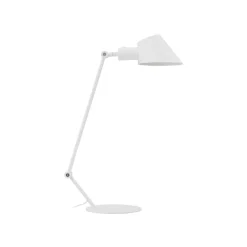 Lindby Corali bordlampe, hvit, metall, høyde 64 cm
