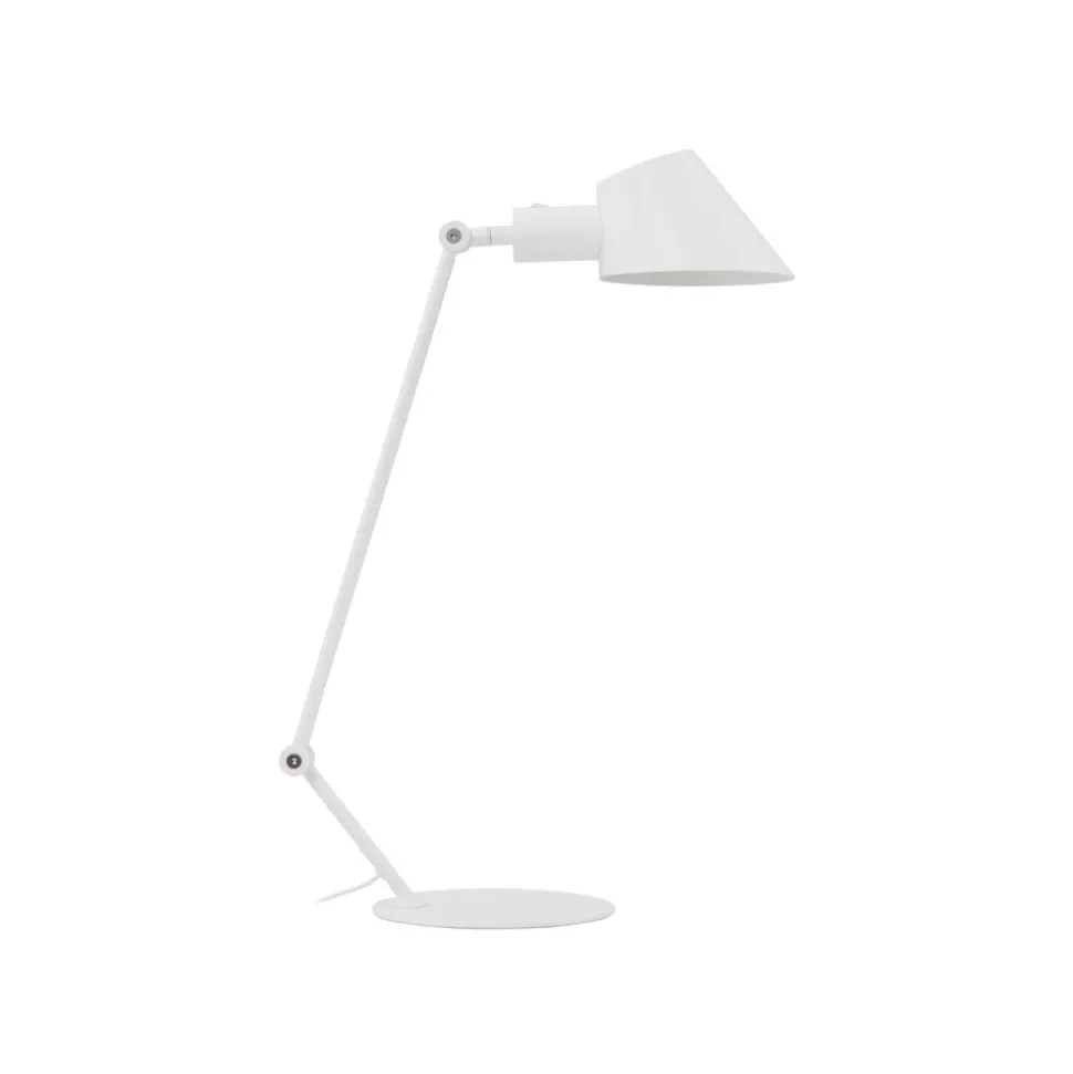 Lindby Corali bordlampe, hvit, metall, høyde 64 cm