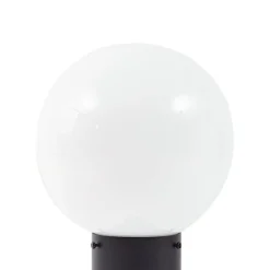 Lindby Dangan sokkellampe, hvit, 60 cm, glass, sensor