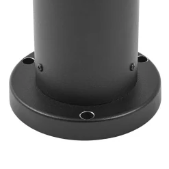 Lindby Dangan sokkellampe, hvit, 60 cm, glass, sensor