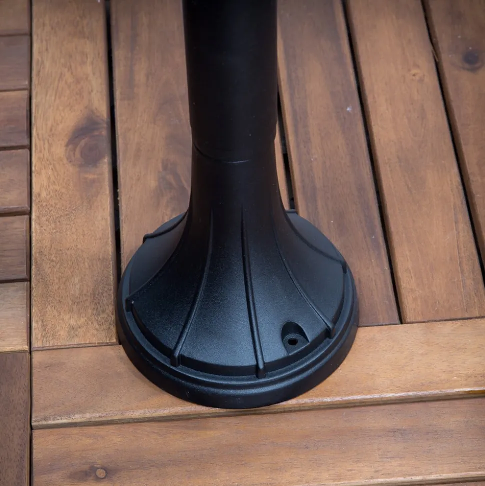 Lindby Daphne veilampe, 120 cm, svart, metall, E27