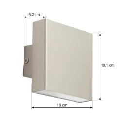 Lindby Dilvana utendørs LED-vegglampe 10 cm