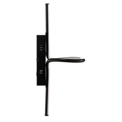 Lindby Divola LED-vegglampe, stepdim, svart